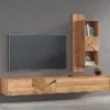 TV Kombination II 220cm "Belfast" Wildeiche massiv