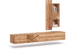 TV Kombination II 220cm "Belfast" Wildeiche massiv