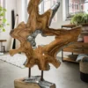 Unikat Deko-Objekt 90cm "Solo" Teak natur