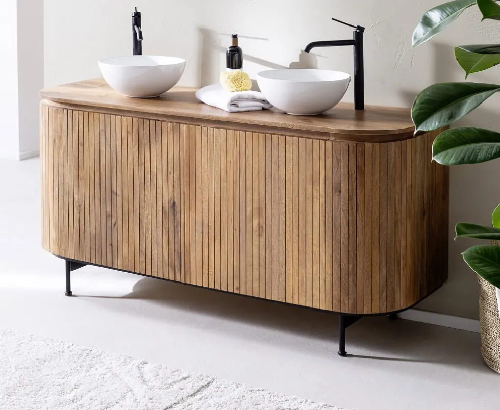 Unterschrank 150cm 'New Orleans' Mango honigfarben