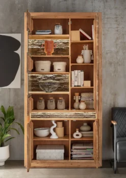Vitrine inkl. Beleuchtung 103x207cm 