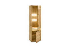 Vitrine inkl.Beleuchtung 60x205cm 