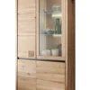 Vitrine 103x205cm "Bergamo" Wildeiche geölt WZ-0159
