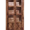 Vitrine 90x180cm "Cordoba"' Akazie massiv lackiert