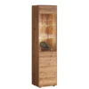 Vitrine 51x200cm "Kent" Wildeiche massiv