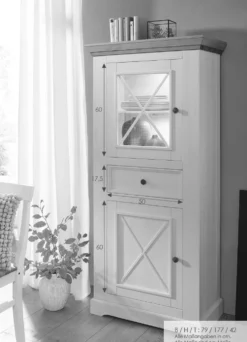 Vitrine 79x177cm 