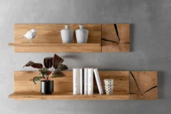 Wandboard 99cm 'Danzig II' Wildeiche massiv