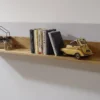 Wandboard 150cm 'Taipeh' Wildeiche & Metall gebürstet