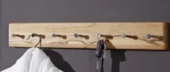 Wandgarderobe 70cm 'Bayreuth' Kernbuche massiv