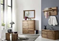 Wandgarderobe 100cm "Indian Sunset" Sheesham