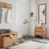 Wandgarderobe 80cm "Stockholm" Buche massiv
