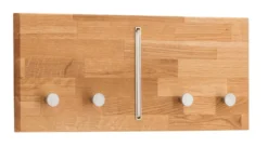 Wandgarderobe 50cm "Stockholm" Wildeiche massiv AV