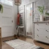 Wandgarderobe mit Haken und Ablage 'Jana' Kiefer weiß & laugenfarbig