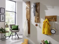 Wandgarderobe Set 3-tlg. 'Forest' Akazie massiv