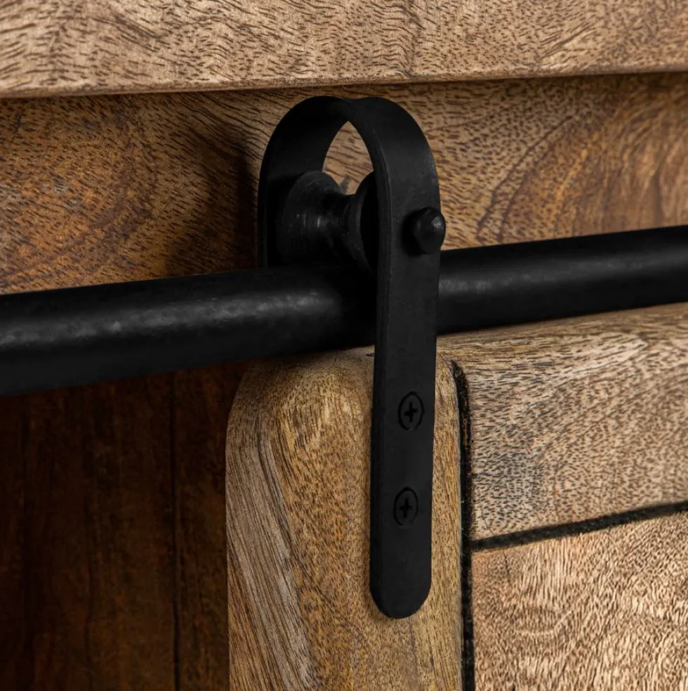 Wandgarderobe 115x49cm 'Railroad' Mango & Eisen