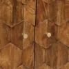 Wandregal 90cm 'Kalani' Mango massiv braun lackiert