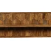 Wandregal 140cm 'Kalani' Mango massiv braun lackiert