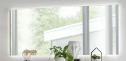 Wandspiegel 150x66cm "Torino" Wildeiche massiv
