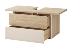 Waschbeckenunterschrank 105cm 'Avallon' Wildeiche geölt & creme
