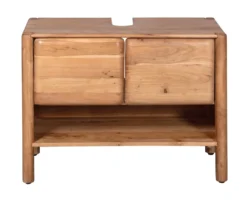 Waschbeckenunterschrank 80x60cm 'Richmond' Akazie massiv