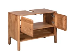 Waschbeckenunterschrank 80x60cm 'Richmond' Akazie massiv