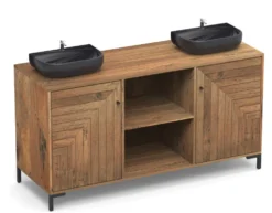 Waschbeckenunterschrank 145x75cm 'Dreams' Mango massiv