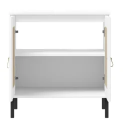 Waschbeckenunterschrank 62x65cm 'Seattle' Kiefer massiv weiß