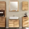 Waschbeckenunterschrank 68x60cm 'Albany' Akazie massiv lackiert
