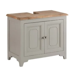 Waschbeckenunterschrank 77x64cm 'Belfort' schilfgrün & natur
