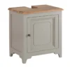 Waschbeckenunterschrank 60x64cm 'Belfort' Mango schilfgrün & natur
