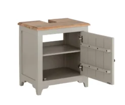 Waschbeckenunterschrank 60x64cm 'Belfort' Mango schilfgrün & natur
