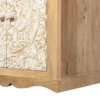 Waschbeckenunterschrank 65x68cm 'Tibet' Mango natur & weiß antik