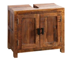 Waschbeckenunterschrank 67x60cm 'Austin' Akazie massiv lackiert