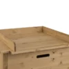 Wickelkommode 91cm mit Aufsatz "Maja" Kiefer massiv laugenfarbig