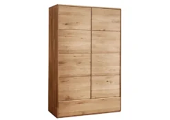 Wäscheschrank 100x155cm "Messina" Wildeiche massiv